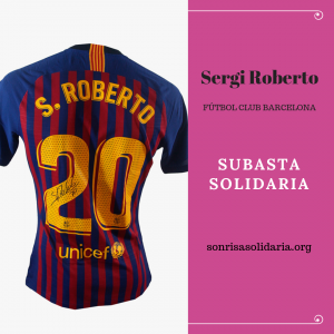 Subasta Solidaria Camiseta Sergi Roberto